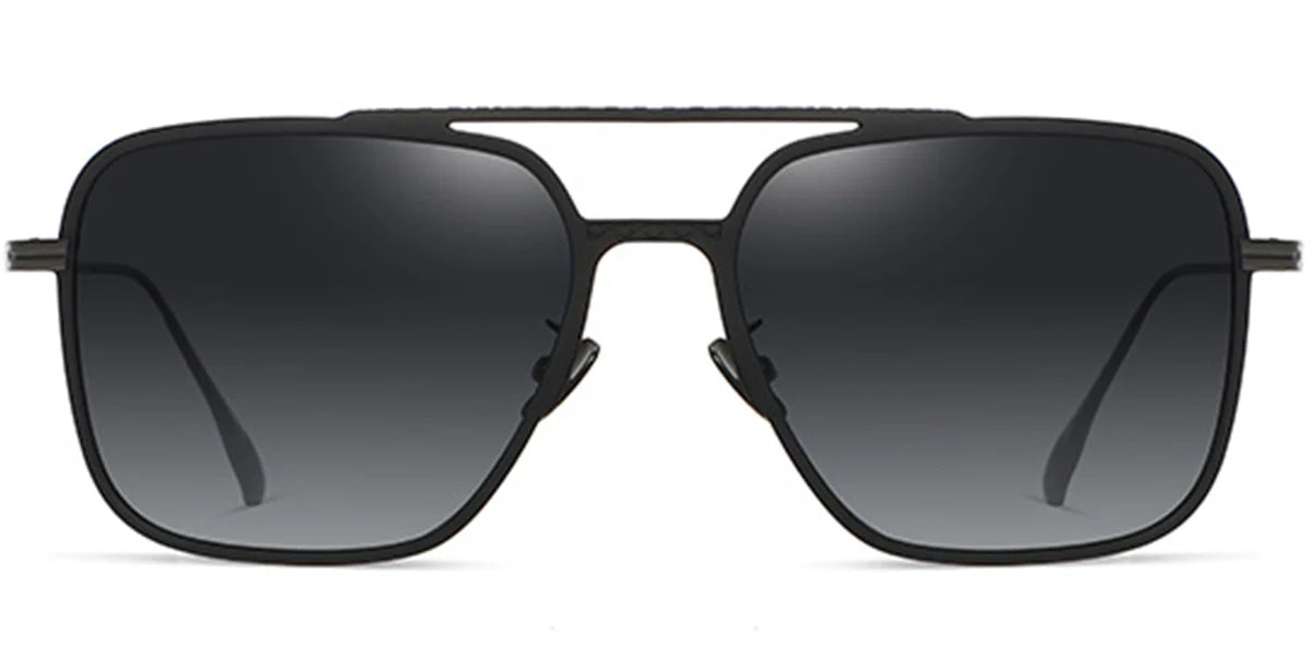 Sfumato Titanium Aviator Sunglasses Black Series