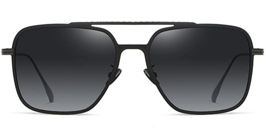 Sfumato Titanium Aviator Sunglasses Black Series