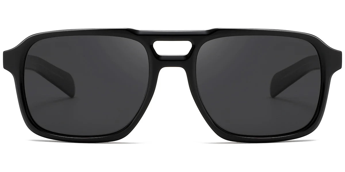 Sfumato Acetate Aviator Sunglasses Black