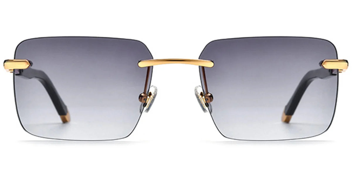 Sfumato  – Rimless Luxe Shades with a Bold Blue Aura