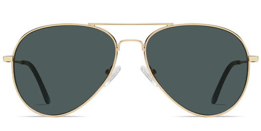 Sfumato SkyFlash – Retro Aviators Gold Dark