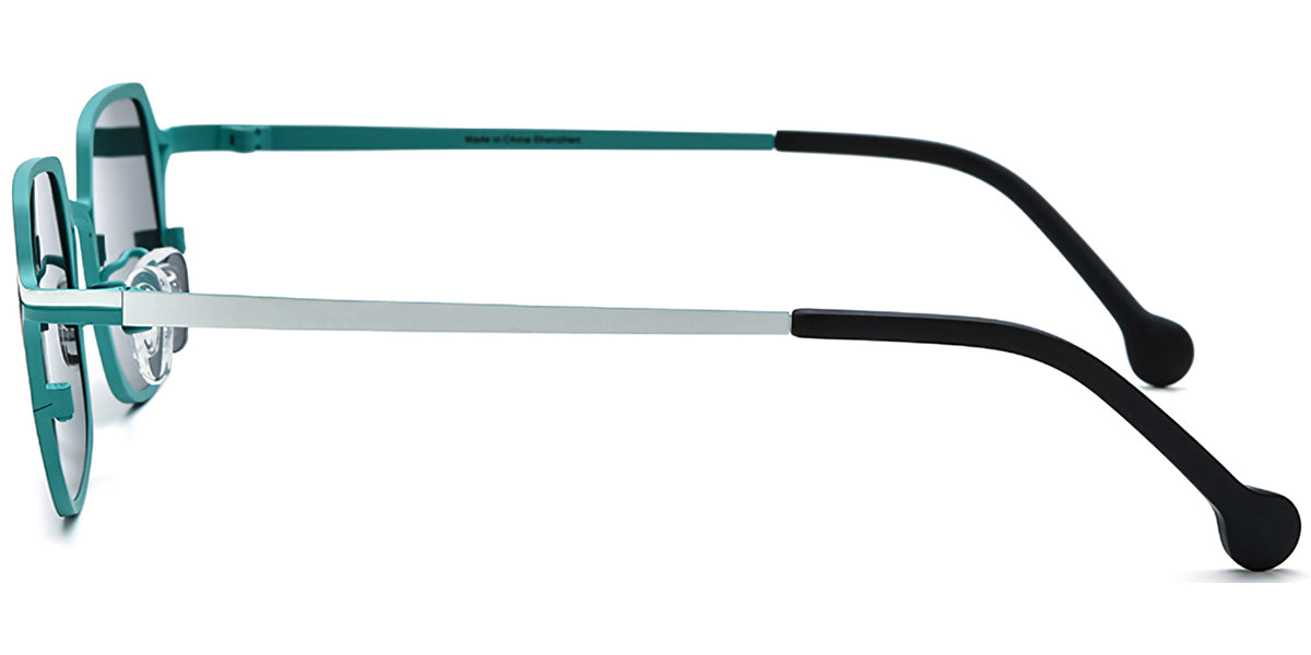 Sfumato – Titanium Rectangle Sunglasses White