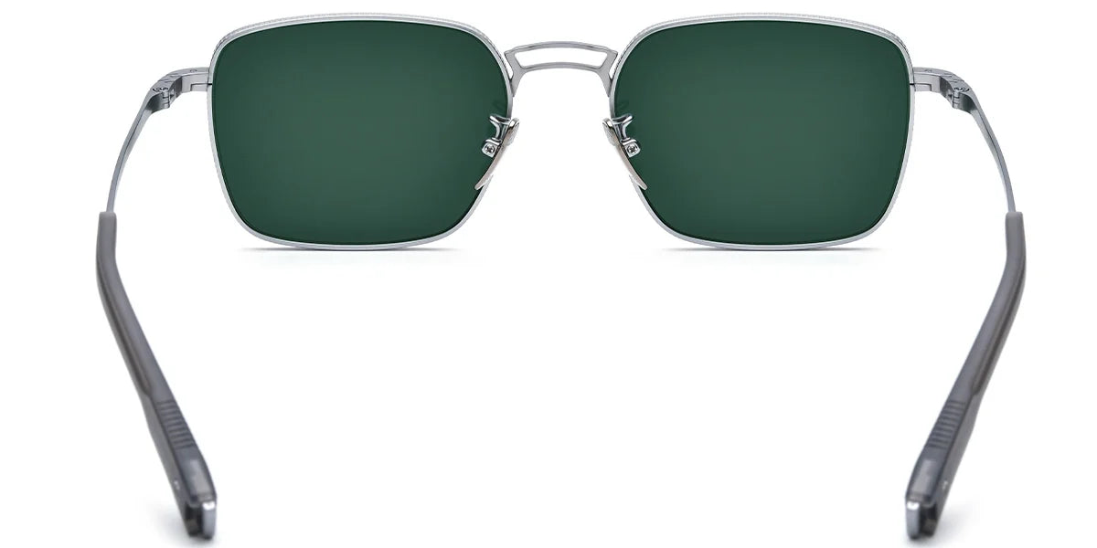 Sfumato Titanium Square Sunglasses Silver