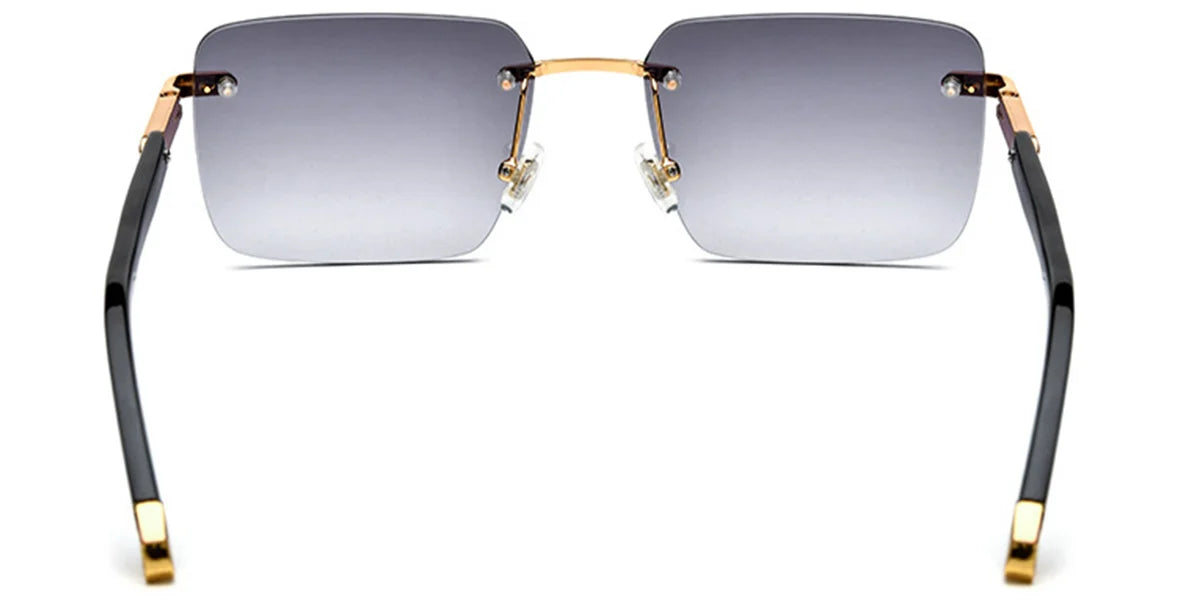 Sfumato  – Rimless Luxe Shades with a Bold Blue Aura