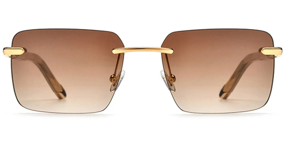 Sfumato  – Rimless Luxe Shades with a Bold Blue Aura