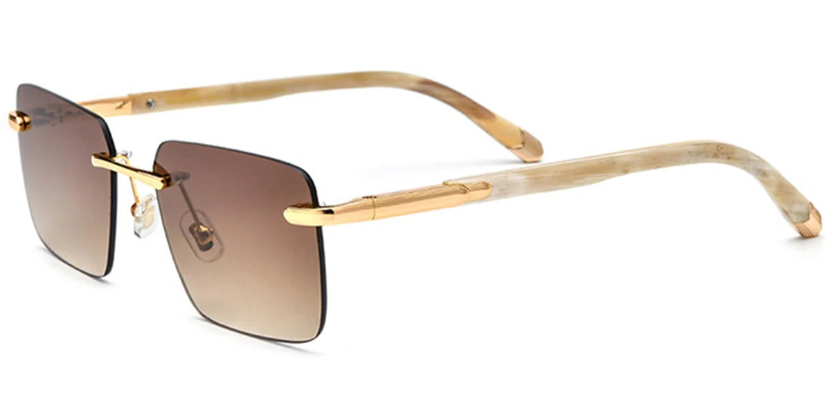 Sfumato  – Rimless Luxe Shades with a Bold Blue Aura