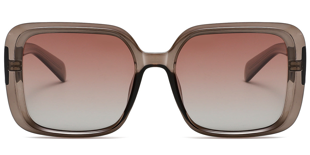 Sfumato Luxe Acetate Square Translucent Brown