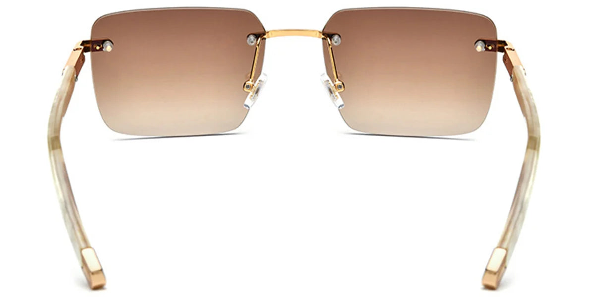 Sfumato  – Rimless Luxe Shades with a Bold Blue Aura