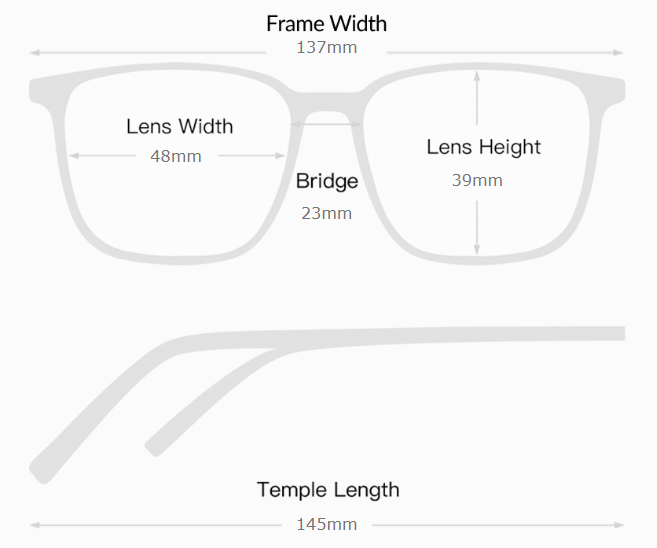 Sfumato – Titanium Rectangle Sunglasses Grey
