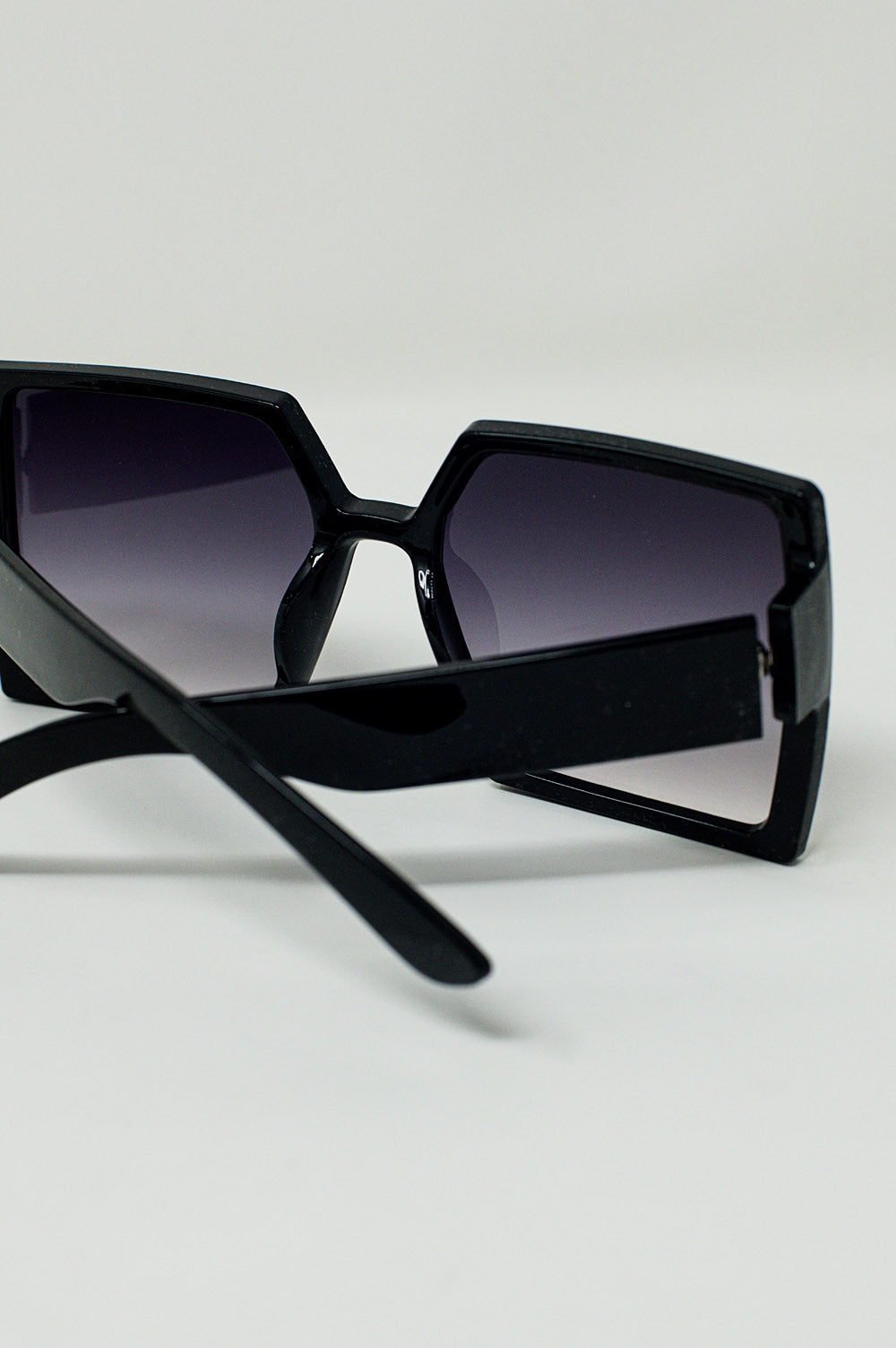 Sfumato Square Fancy Sunglasses in Black