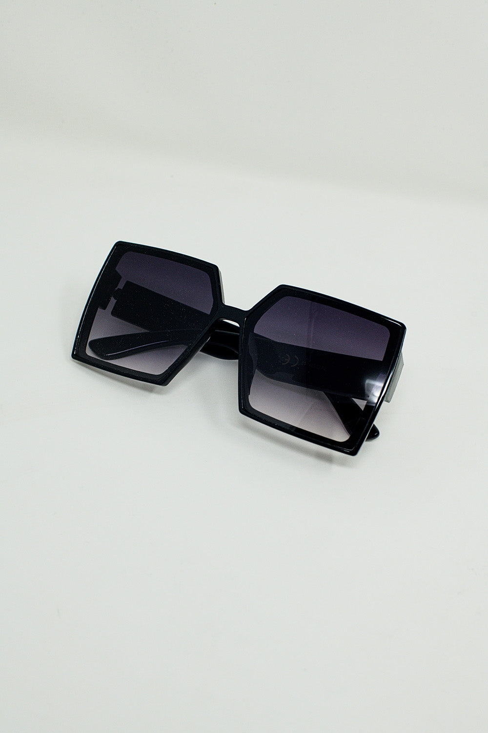 Sfumato Square Fancy Sunglasses in Black