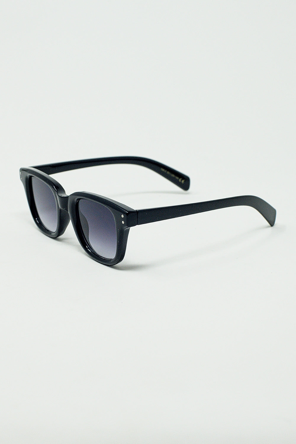 Sfumato Vintage Sunglasses Thick Black Delta Square