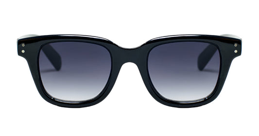 Sfumato Vintage Sunglasses Thick Black Delta Square